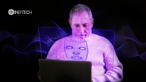 hombre generando deepfake en manipulación de la IA