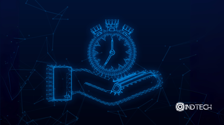 reloj sobre palma de mano – SOC en tiempo real